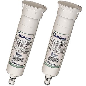 Kit 2 Refil Filtro Consul Compatível Purificador CPB33 AB CIX07AX Tampa Branca
