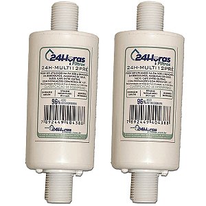 Kit 2 Refil Pré Filtro Água Universal Rosca de 1/2" Adaptação Fácil