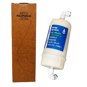 Filtro Refil Extra Purificação PH+ Alcalino Compatível Purificador Europa Noblesse Da Vince