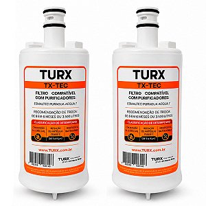 KIT 2 Refil Filtro Purificador Compatível Esmaltec Purágua Acqua7
