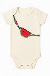 BODY MANGA CURTA OFF WHITE MELANCIA