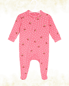 MACACÃO COTTON PREMIUM PINK CEREJINHAS