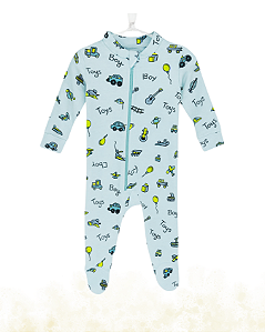 MACACÃO COTTON PREMIUM AZUL BRINQUEDOS