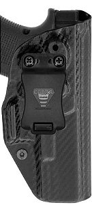 Coldre Kydex Glock [G19] - [G23] - [G25] - Velado - Saque Rápido - Carbono