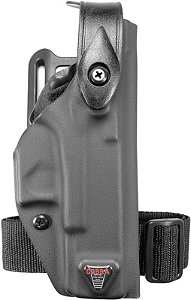 Coldre Kydex Glock [G19] - [G23] - [G25] - [G19x] - [G44] - [G45] - Externo Ostensivo (OWB) - Mid Ride - Dupla Retenção