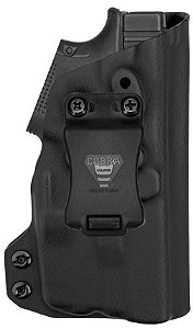 Coldre Glock [G26] - [G27] - [G28] - Velado - Uso com Lanterna StreamLight [TLR-6]