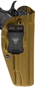 Coldre Kydex Imbel [MD1 GC] [9mm] - Velado - Saque Rápido - Coyote