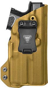 Coldre Kydex Taurus [TS9] - Velado - Uso com Lanterna [BALDR S] - Coyote
