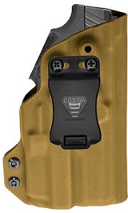 Coldre Kydex Taurus [GX4 Carry] - Velado - Uso com Lanterna [BALDR MINI] - [BALDR MINI RL] - Coyote