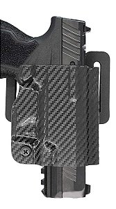 Mini Coldre Externo Ostensivo Kydex Taurus [GX4 Carry] - [GX4 XL] - [.38 TPC] - OWB - Carbono