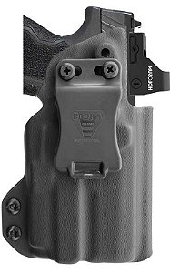 Coldre Kydex Taurus [GX4 Carry] - Velado - Uso com Lanterna [PL MINI 3] + Recorte p/ RED DOT