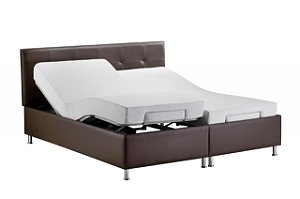 Cama Residencial Casal Queen Motorizada Fixa Trieste com Colchão