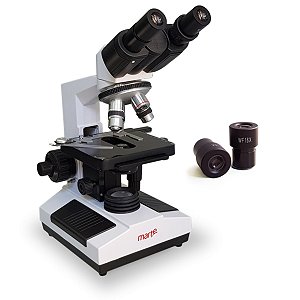 Microscópio laboratorial acromático 1600x binocular - Marte