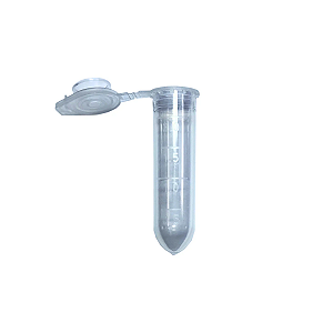 MICROTUBO DE CENTRIFUGAÇÃO 2,0 ML TRANSPARENTE - 500 UN/PCT