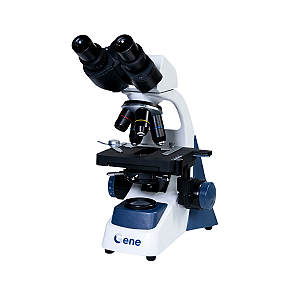 MICROSCÓPIO BIOLÓGICO BINOCULAR 1600X LED REVÓLVER QUÁDRUPLO