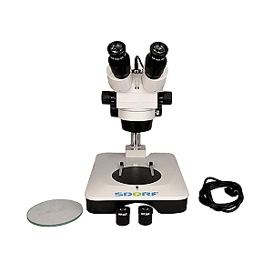 MICROSCÓPIO ESTEREOSCÓPIO BINOCULAR E ZOOM C AUMEN 7X À 90X