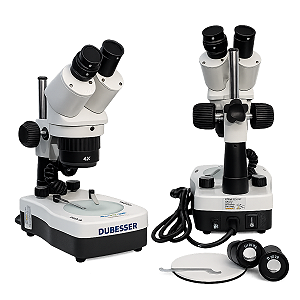 MICROSCÓPIO ESTEREOSCÓPIO BINOCULAR AUM. 20X À 80X - ILUM. 1W