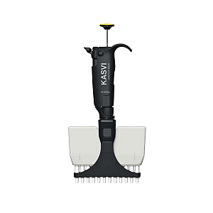 Micropipetas Multicanal Premium Black - 12 canais - Kasvi