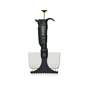 Micropipetas Multicanal Premium Black - 8 Canais - Kasvi