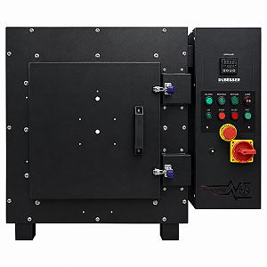 Forno Mufla Industrial +1200°C Conforme NR10 e NR12 e Programação