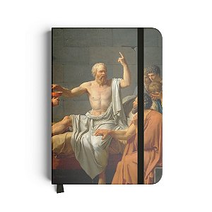 Caderneta - A Morte de Sócrates - Jacques-Louis David