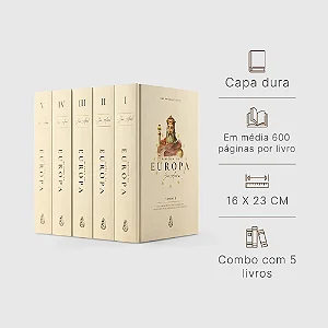História da Europa (5 tomos - CAPA DURA) - João Ameal