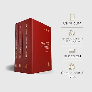 História dos Mártires (3 tomos - CAPA DURA)