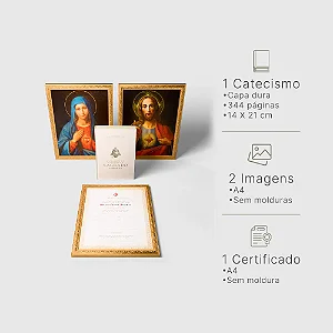 Kit "Entronização do Sagrado Coração de Jesus no Lar"