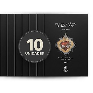 Pacote (10) - Devocionário a São José (CAPA DURA)