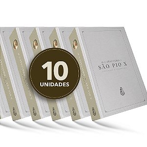 Pacote (10) - Catecismo de São Pio X (CAPA DURA)