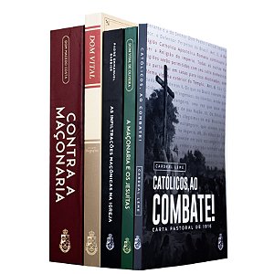 Combo: Maçonaria Inimiga da Igreja (5 livros)