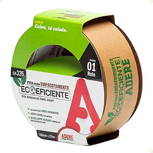 Fita Adesiva Papel Kraft 38X25 Mts - 1 KIT (5 UNIDADES)