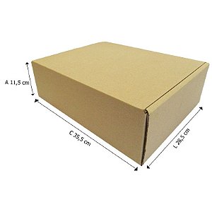 10 Caixas Papelão A4 Sedex - 35,5x28,5x11,5 cm