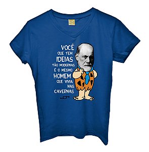 Camiseta Feminina Humberto Gessinger - Freud Flinstone