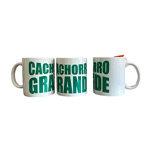 Caneca Cachorro Grande - Logo Verde