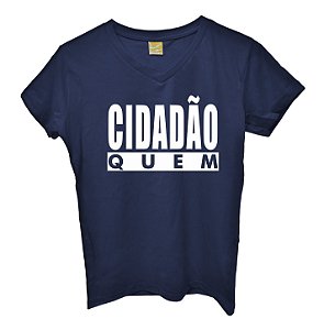Camiseta Feminina Cidadão Quem - Logo