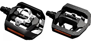 Pedal Shimano T421 Click'r Plataforma E Clip Dupla Face Mtb