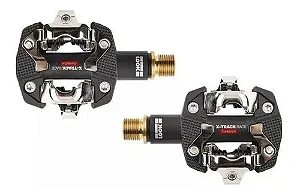 Pedal Look X-Track Race Carbon Ti + Tacos | MTB Leve 150g