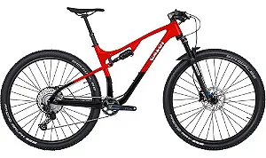 Caloi Elite FS Carbon 12v Full Suspension 29 | Vermelho/Preto