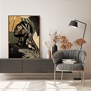 Quadro Decorativo African Beauty - Artista Claudia Dias