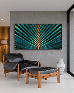 Quadro decorativo Folha de Palmeira Abstrata