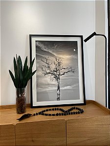 ENVIO IMEDIATO - Quadro Decorativo Árvore Artista Mariana Carlesso 60x80cm (LxA) Moldura cor Preto