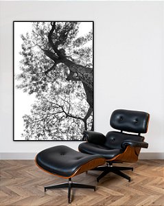 Quadro decorativo Árvore em Preto e Branco