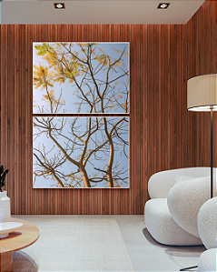 Conjunto com 02 Quadros Decorativos Morada - Artista James Hilton Becker