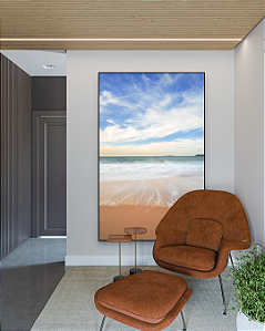 Quadro Decorativo Praia Calma - Artista James Hilton Becker