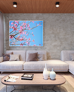 Quadro Decorativo Ipê Rosa - Artista James Hilton Becker
