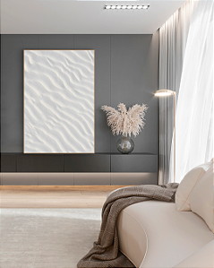 Quadro Decorativo Areia Branca