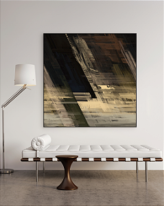 Quadro Decorativo Abstrato Industrial