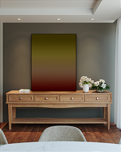 Quadro Decorativos Abstrato Degradê Vinho e Oliva