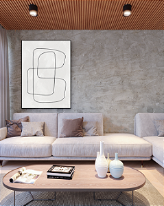 Quadro Decorativo Linha Minimalista